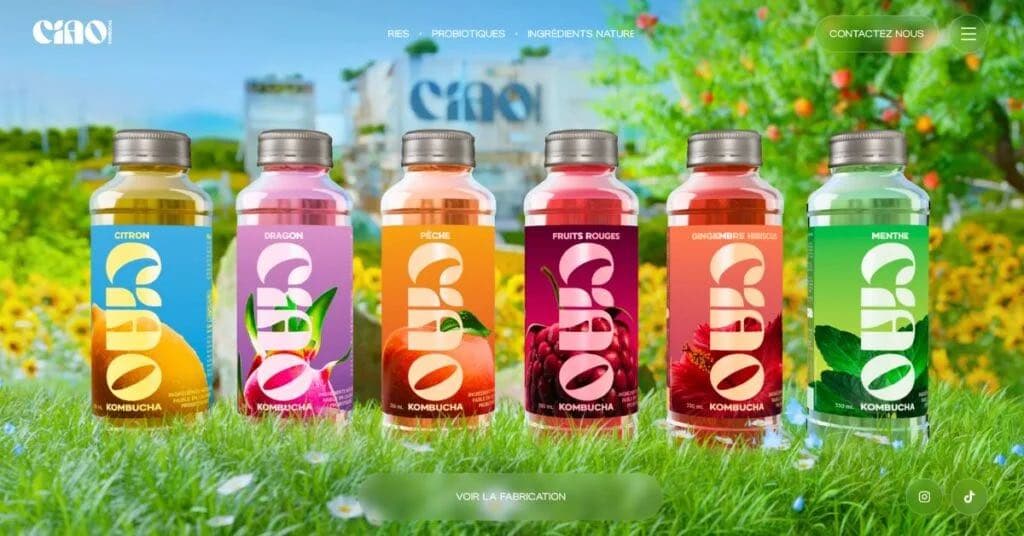 CIAO KOMBUCHA 3 achetés = 1 offert