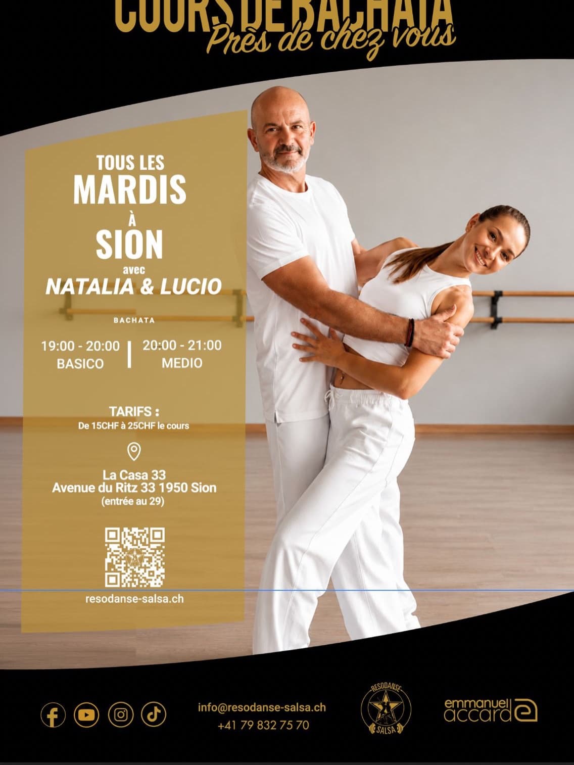 Cours de Bachata