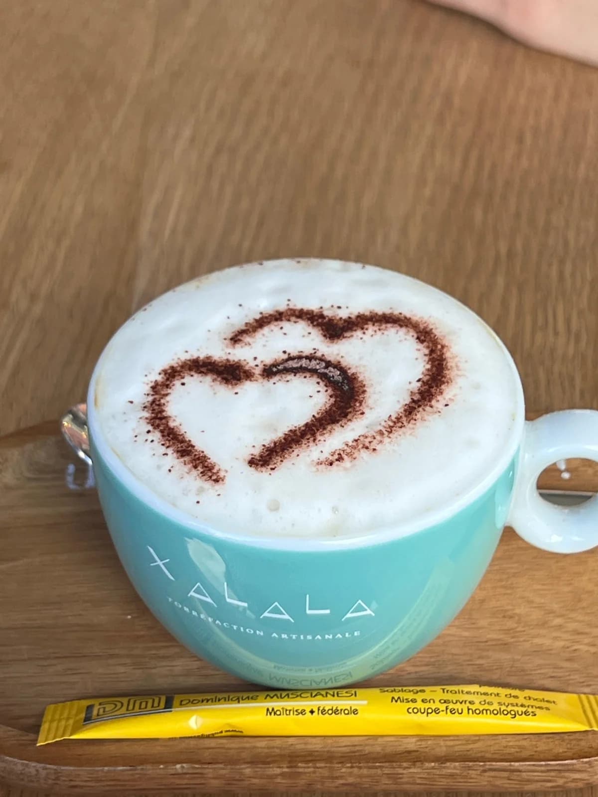 15% sur cappuccino