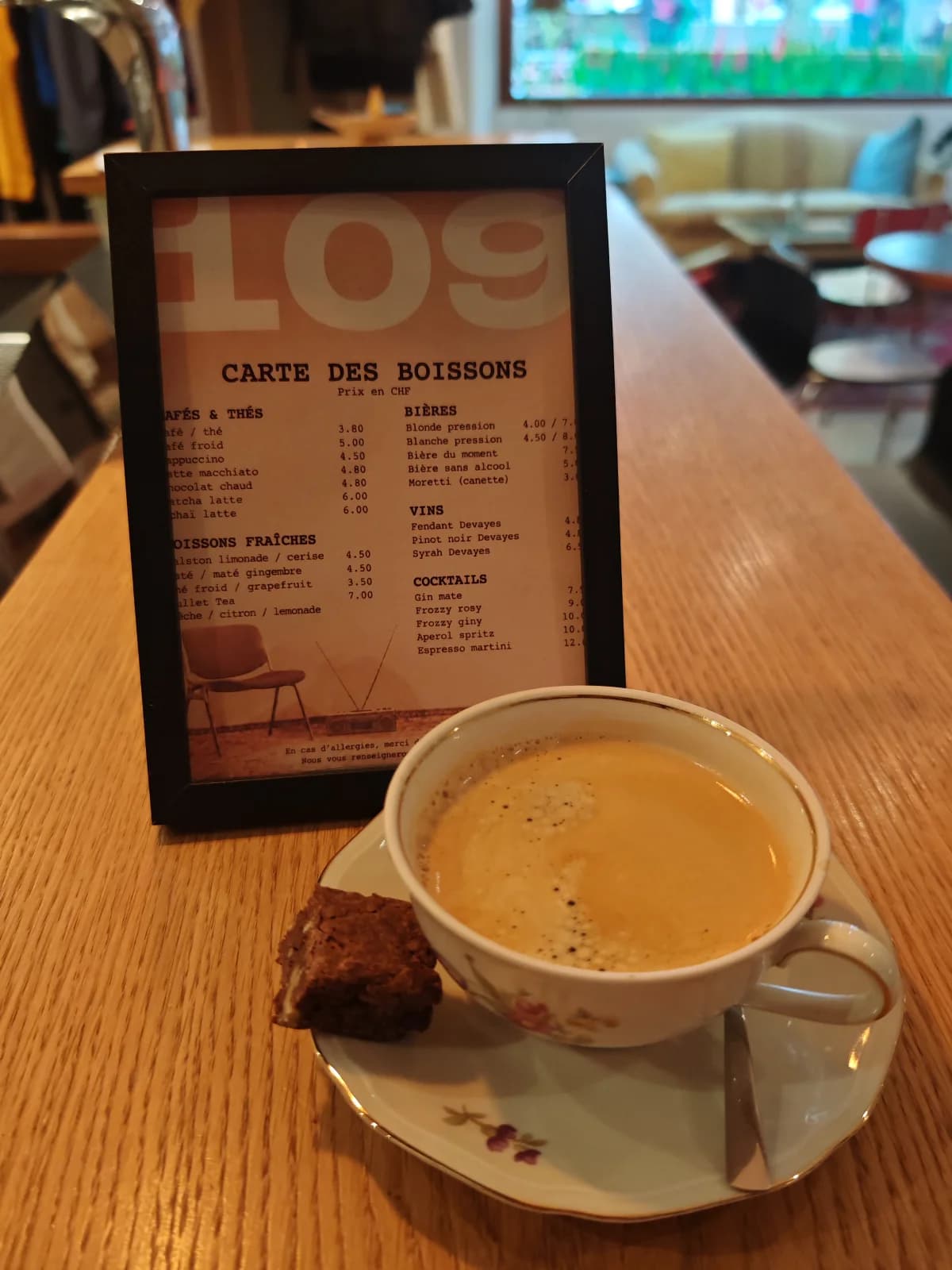 Café a 2fr tous les mardi