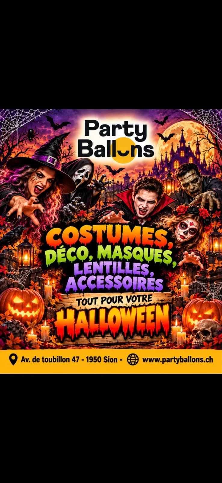 Halloween chez party-ballons